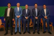 Governadores Ratinho Jr., Ronaldo Caiado, Tarcísio de Freitas, Eduardo Leite