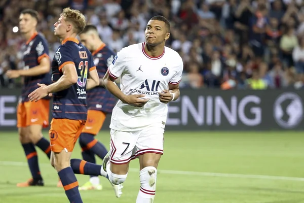 Kylian Mbappé, em jogo do PSG