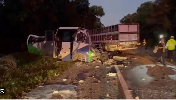 imagem colorida acidente 22 morto imbituva