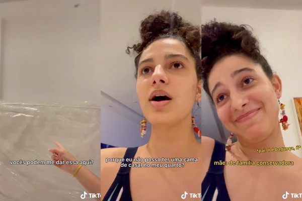 Jovem viraliza ao pedir cama de casal para os pais e ouvir não