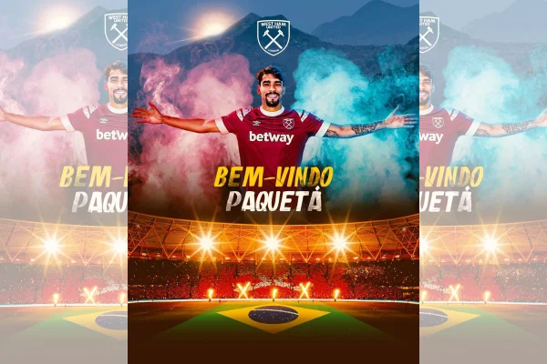 West Ham anuncia Paquetá