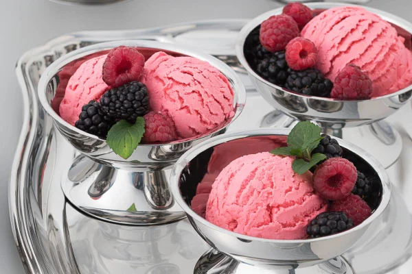 Sorbet de framboesa