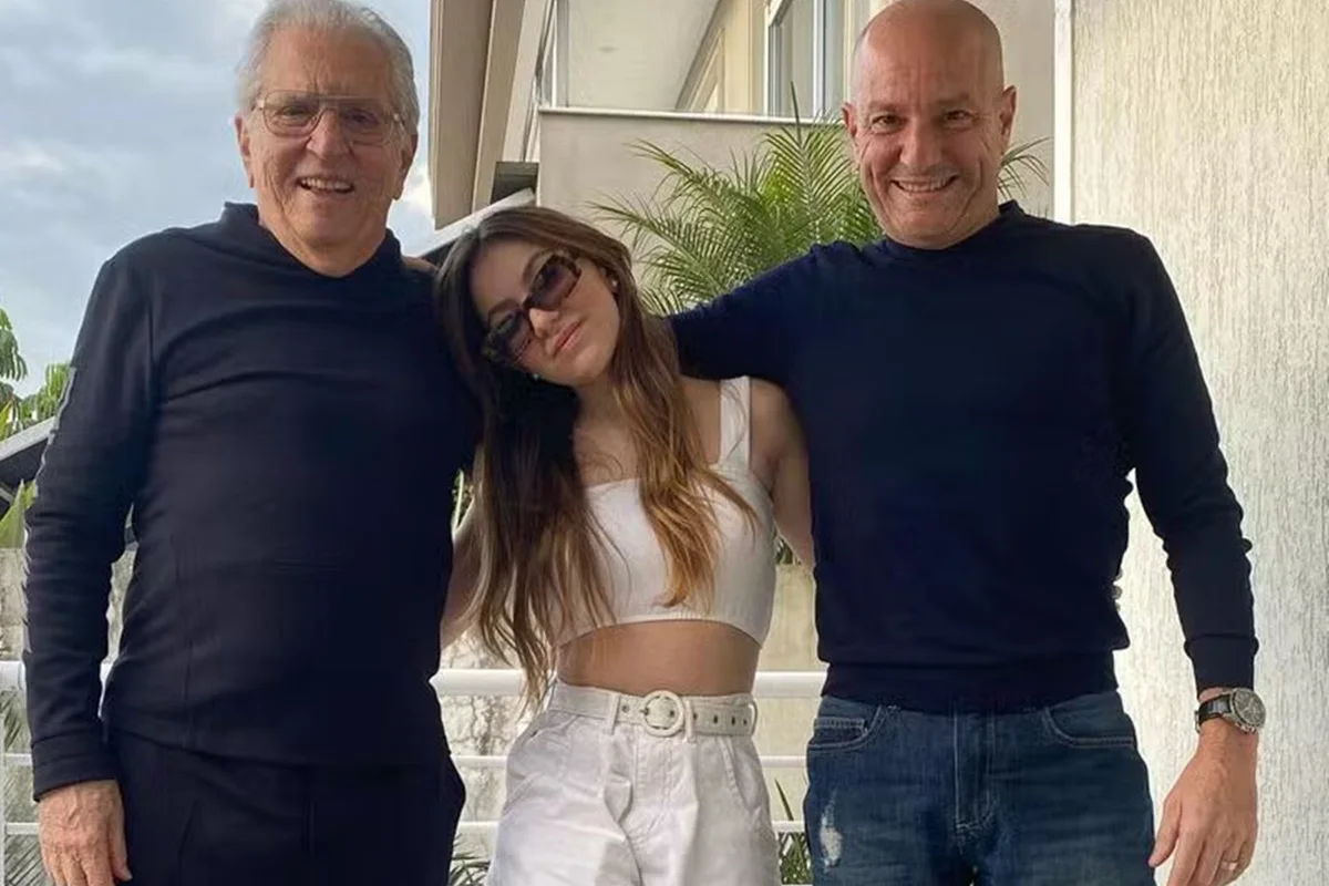 Bruna, o pai e o avô, Carlos Alberto de Nóbrega Bruna, o pai e o avô, Carlos Alberto de Nóbrega
