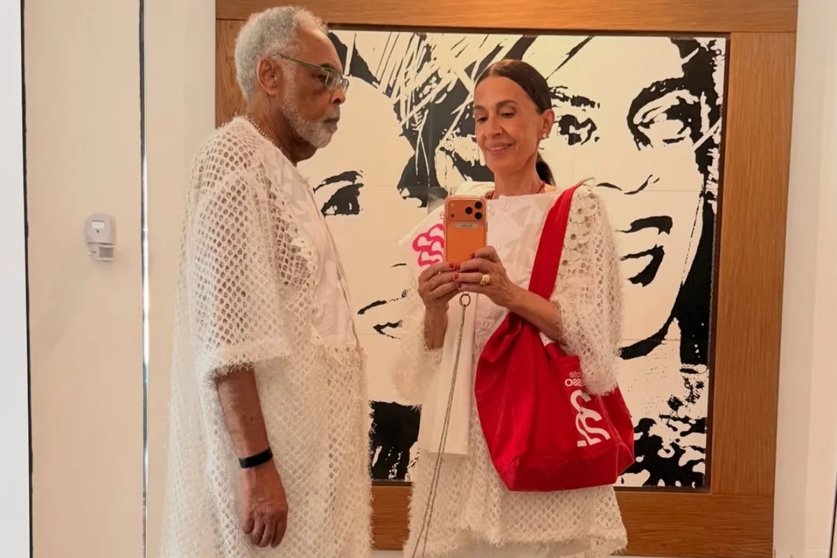 Gilberto Gil e Flora Gil.