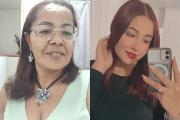 Imagem colorida de mãe e filha mortas envenenadas por pedaço de bolo -Metrópoles