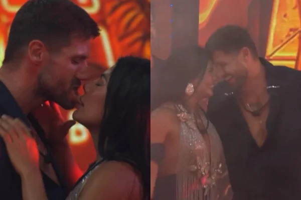 Jonas e Marciele se beijam no BBB 26