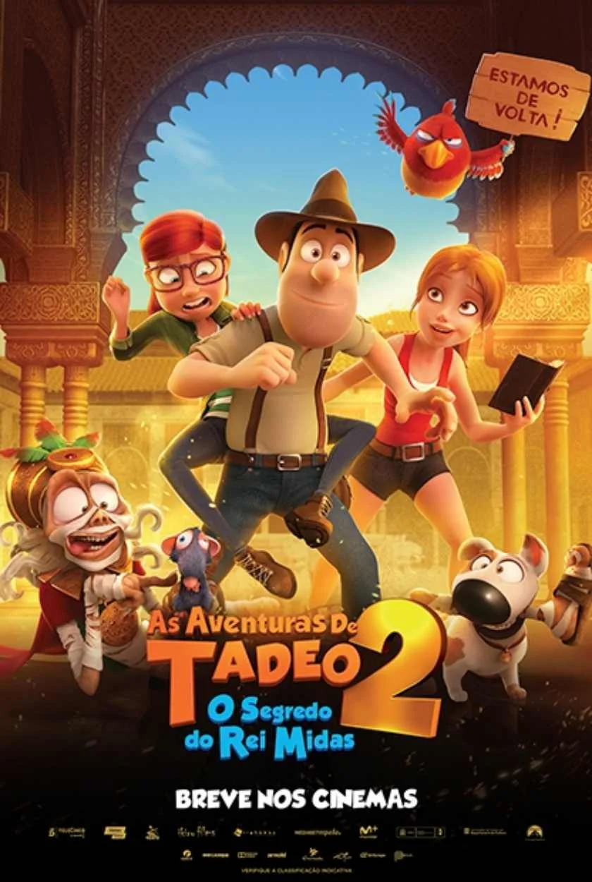 Pôster de "As Aventuras de Tadeo 2: O Segredo do Rei Midas" Pôster de "As Aventuras de Tadeo 2: O Segredo do Rei Midas"