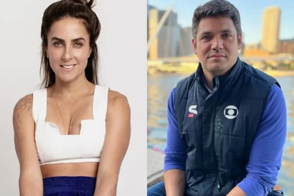 Carol Barcellos e Marcelo Courrege
