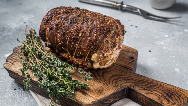 Rocambole de carne moída