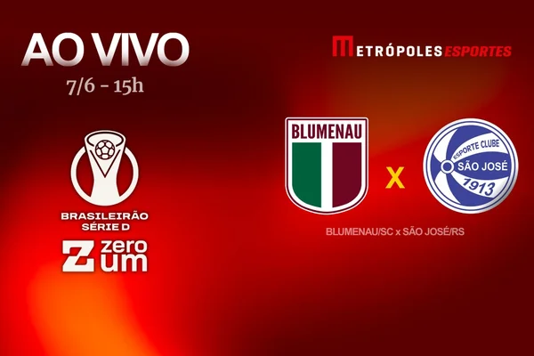 Série D ZeroUm: Metrópoles transmite Blumenau-SC x São José-RS