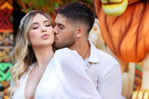 Zé Felipe se atrapalha durante votos de casamento com Virgínia