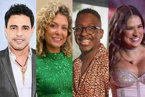 Zezé, Bárbara Borges, Mumuzinho e Simone Mendes (Reprodução/Montagem Metrópoles)