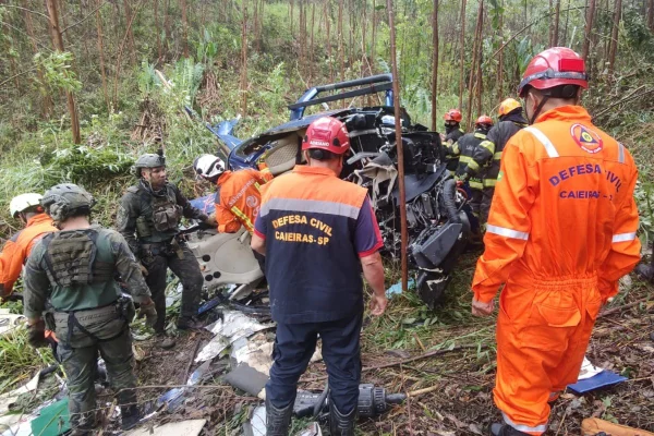 Acidente de helicóptero em Caieras - Metrópoles