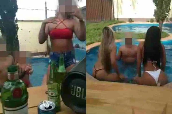 Vazam supostos vídeos da suruba de Felipe no Airbnb de Verônica