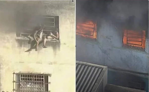 Rio: após resgate dramático, fogo em fábrica de fantasias é controlado