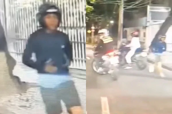 Motorista é assaltado durante transmissão ao vivo e crime fica gravado