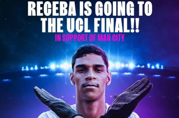 Manchester City convida Luva de Pedreiro para a final da Champions
