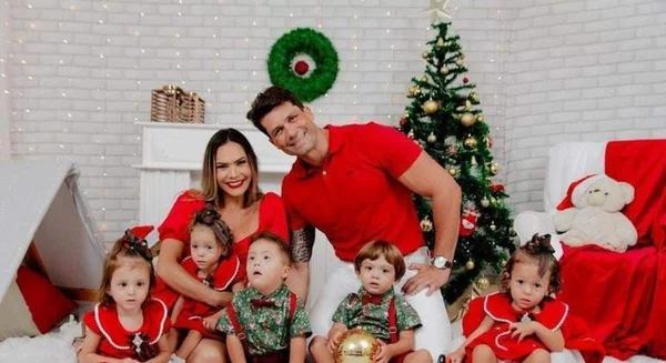 Pai de quíntuplos morre de câncer e viúva desabafa: “Vou ficar bem”