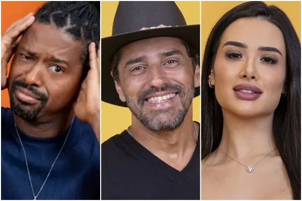 Montagem com fotos de Leandro Boneco, Cowboy e Jordana