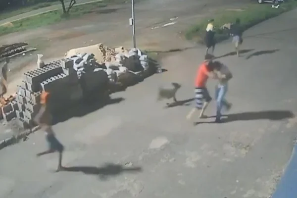 Homem espancado tijolo sobradinho