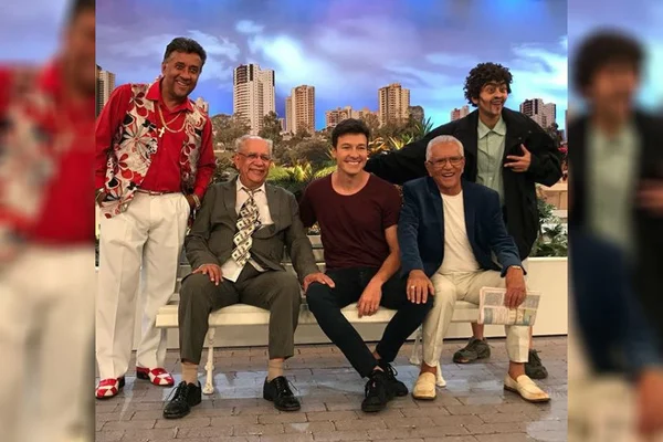 Rodrigo Faro grava participação especial em A Praça É Nossa