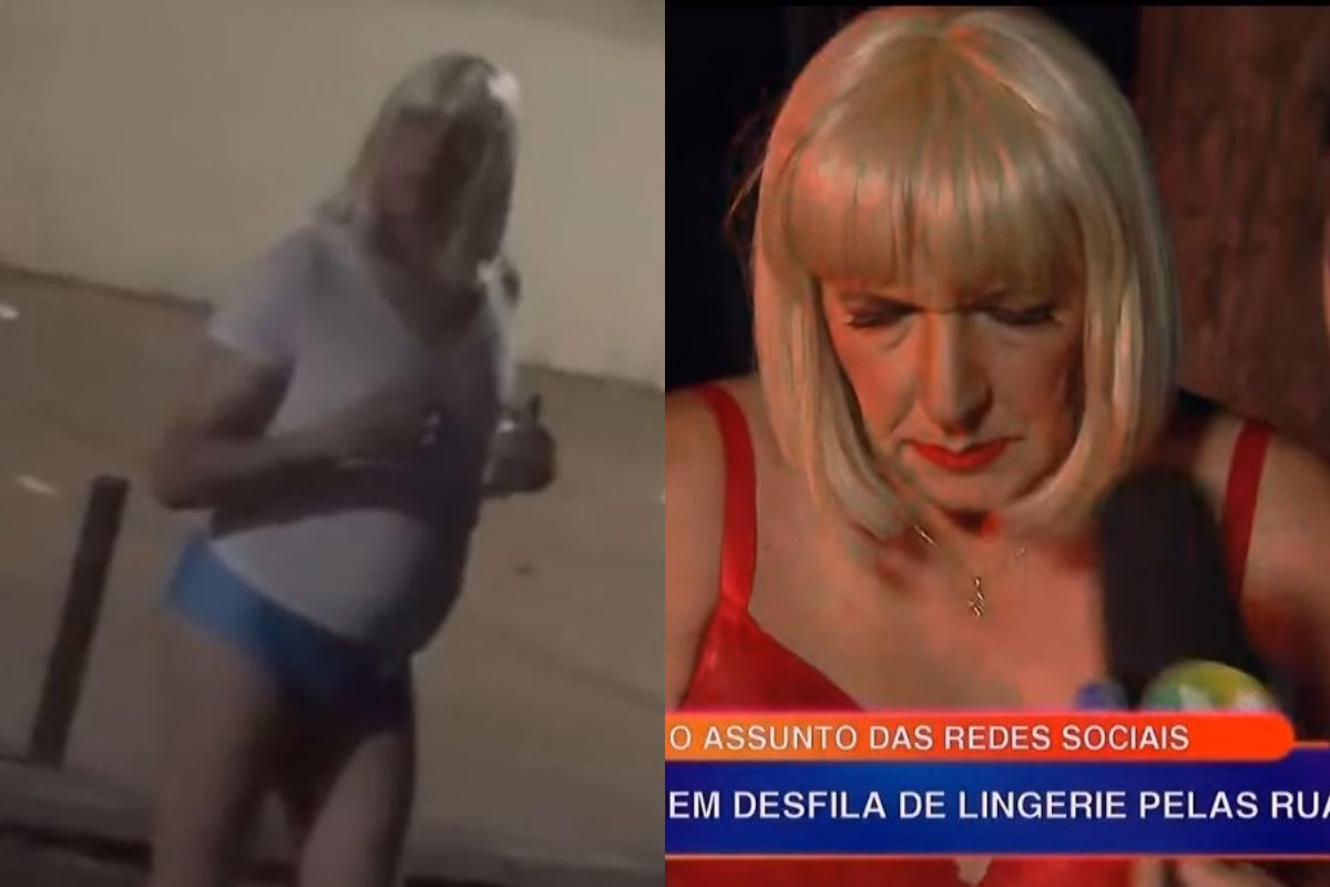 Montagem com pastor de calcinha real e pegadinha do SBT - Metrópoles