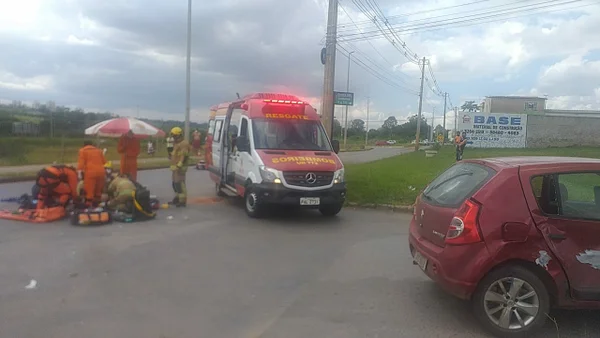 Acidente Recanto das Emas vítima grave