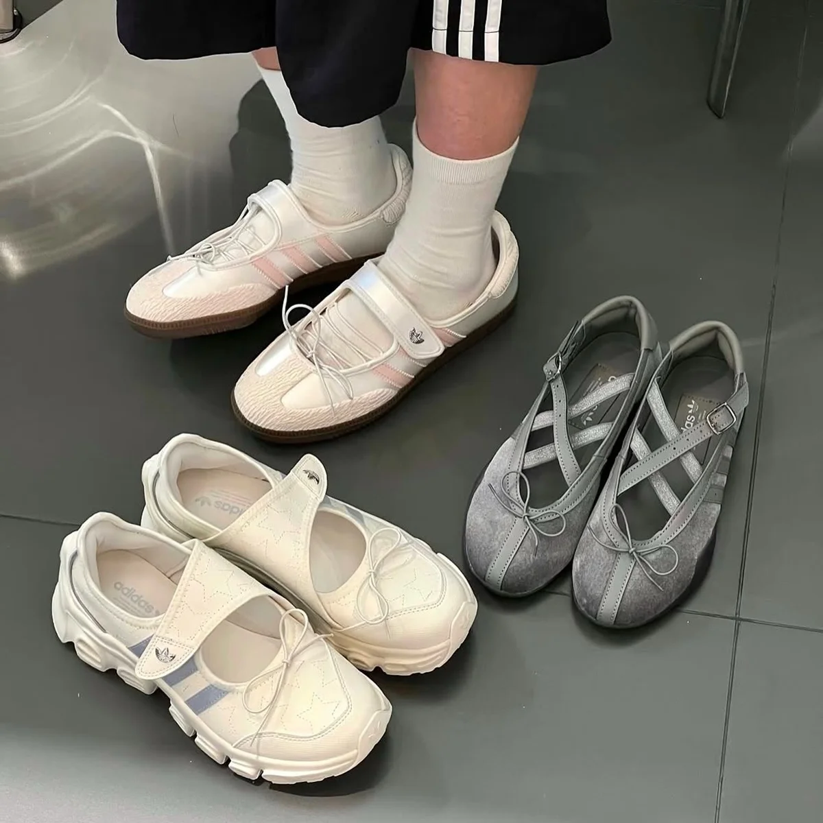 Diferentes modelos de sapatilhas da Adidas Diferentes modelos de sapatilhas da Adidas