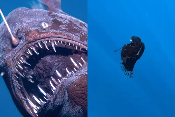 Foto colorida de um peixe "diabo negro" - Metrópoles