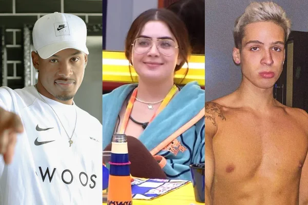 Paulo André, Jade Picon e João Guilherme
