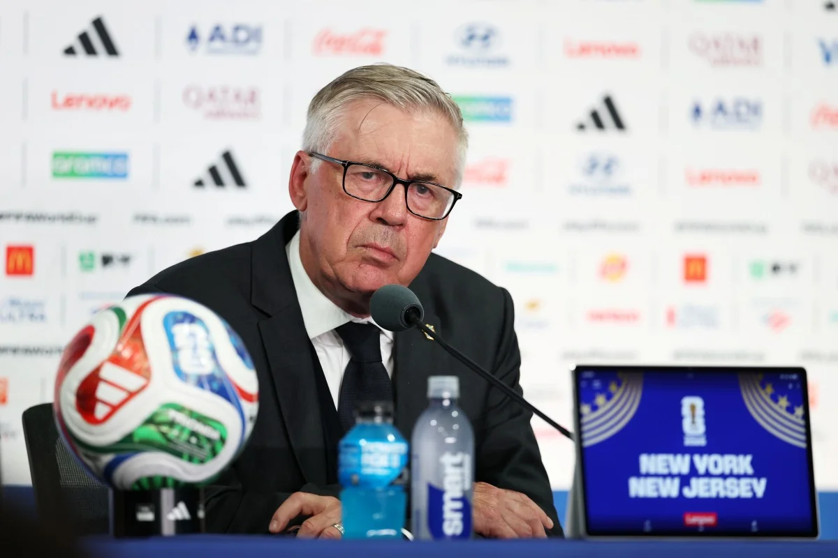 Ancelotti justifica escolha de Bruno Guimarães para cobrança de pênalti na derrota para a Noruega