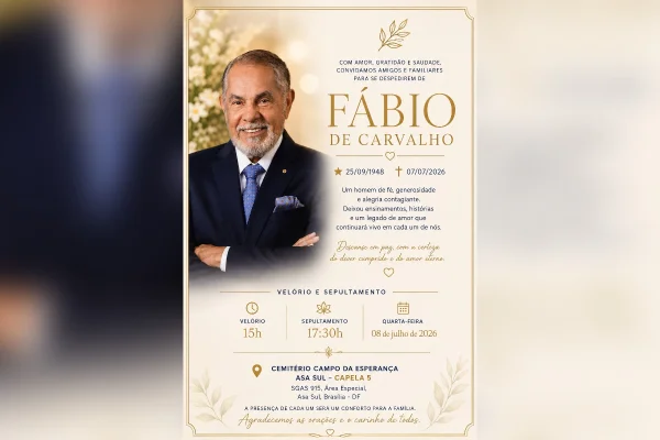 Entidades do comércio lamentam morte do empresário Fábio de Carvalho - destaque galeria Entidades do comércio lamentam morte do empresário Fábio de Carvalho - destaque galeria