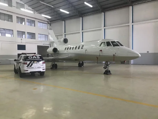 Aeronave apreendida por Operação Ícarus, em Goiás, em 2018