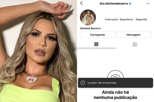 Deolane tem Instagram desativado pela 2ª vez no ano