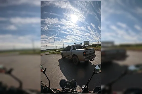motorista escapa de acidente por pouco na BR-070