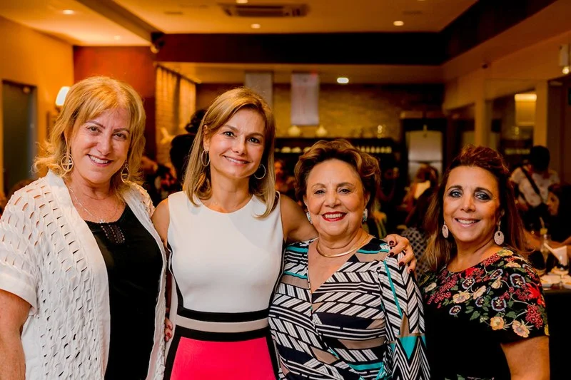 Sônia Wiedmann, Malu Silvestre, Teresinha Falcão e Flávia Falcão Sônia Wiedmann, Malu Silvestre, Teresinha Falcão e Flávia Falcão