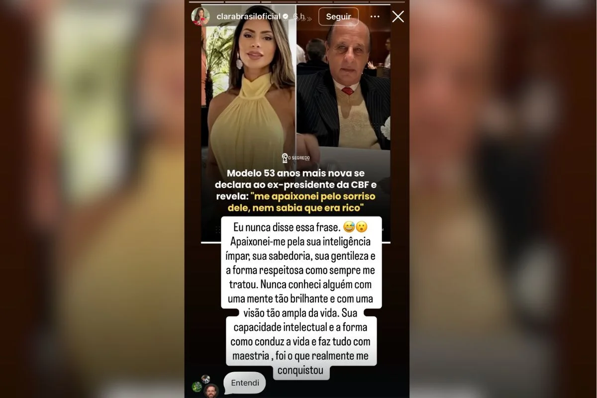 Ela negou que tenha falado sobre o sorriso do amado Ela negou que tenha falado sobre o sorriso do amado