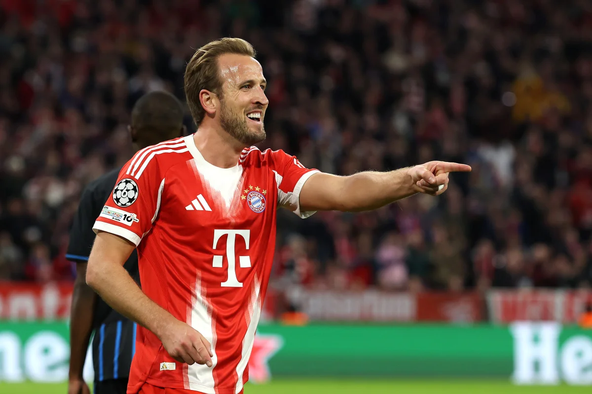 Foto colorida de Harry Kane, do Bayern de Munique - Metrópoles