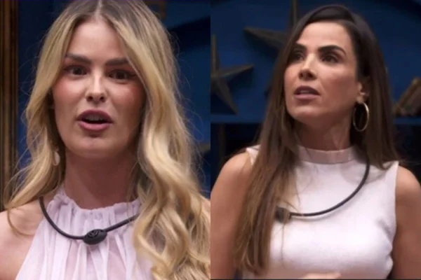 Foto colorida de Yasmin Brunet e Wanessa - Metrópoles