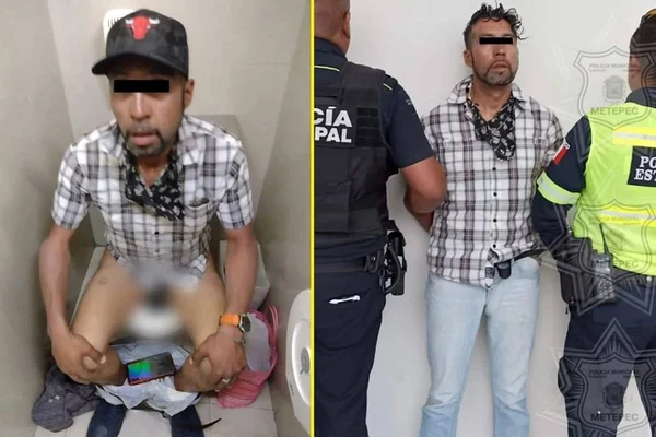 Ladrão é encontrado em banheiro de shopping no México - Metropoles