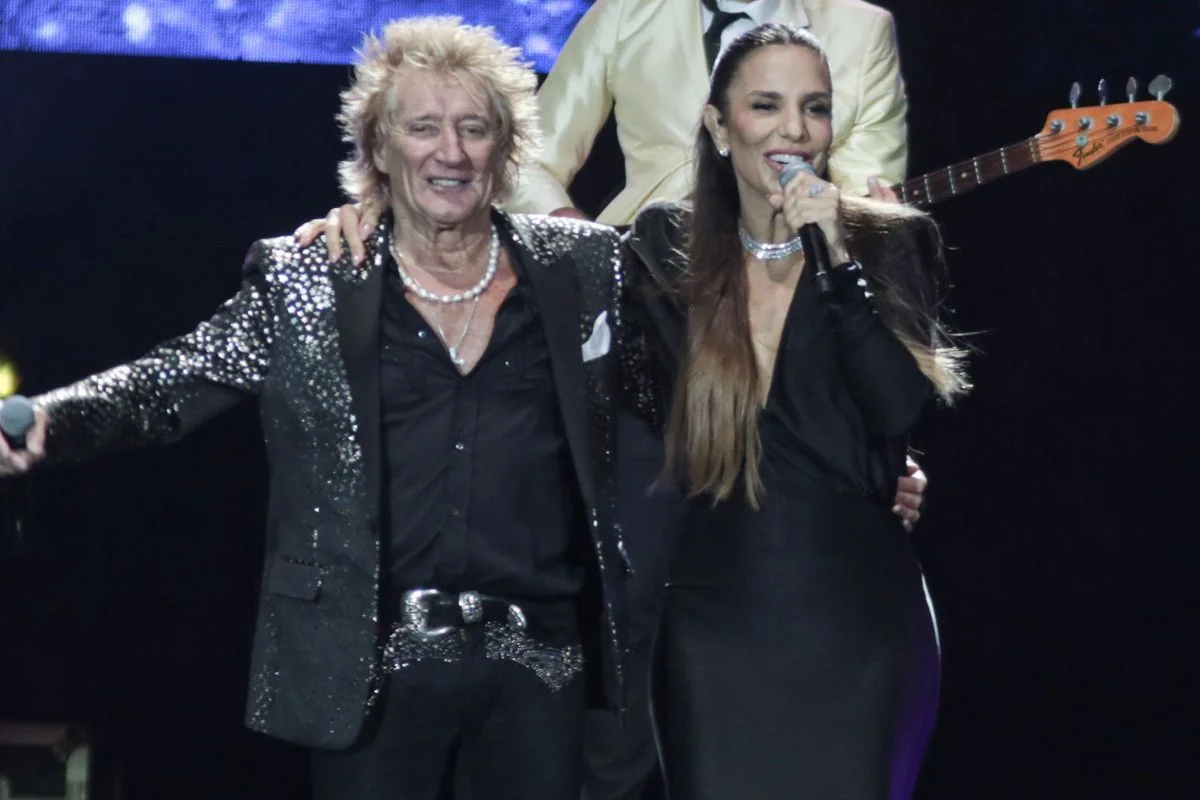 Rod Stewart e Ivete Sangalo Rod Stewart e Ivete Sangalo