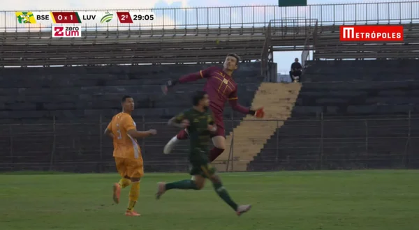 Erro grotesco do goleiro Matheus Kayser impede vitória do Brasiliense
