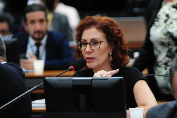 Foto colorida da deputada federal Carla Zambelli - Metrópoles