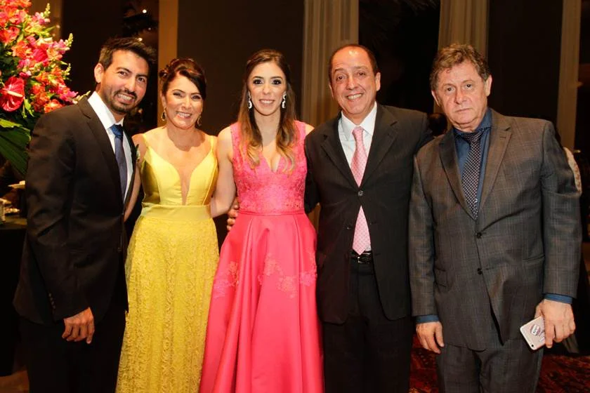 Gabriel Caires, Alba Vasconcelos, Marcella Vasconcelos, José Geraldo Vasconcelos Filho e Eurico Schwinden Gabriel Caires, Alba Vasconcelos, Marcella Vasconcelos, José Geraldo Vasconcelos Filho e Eurico Schwinden