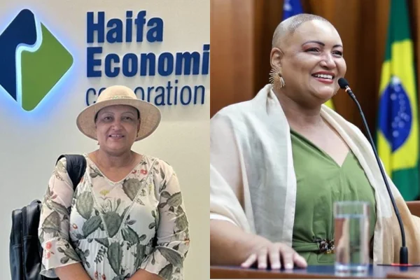 Imagem coloida de vice-prefeita de Goiania em Israel - Metrópoles