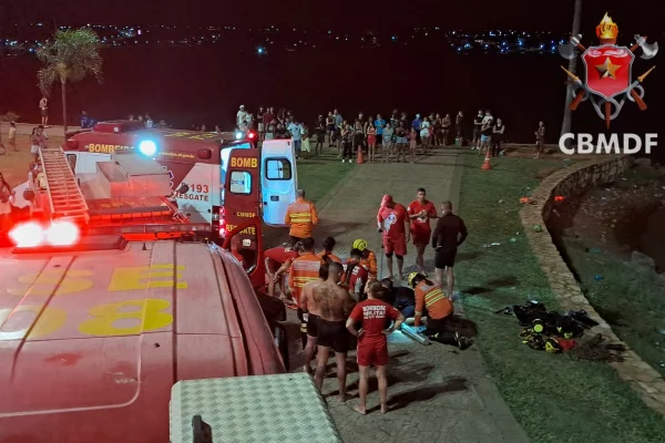 Homem é socorrido em estado grave após se afogar no Lago Paranoá