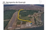 "Essa é a proposta que estamos fazendo para, uma vez cedida a área, para que se implante uma nova via de acesso à Base Aérea de Santos e também um novo terminal portuário, ambas as obras, tanto a nova via de acesso como o terminal portuário, fazem parte das contrapartidas da própria cessão da área", afirmou Meier
