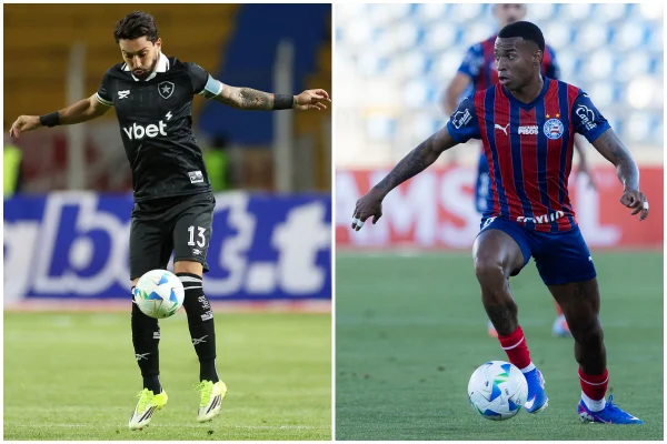 Botafogo e Bahia lutam pela sobrevivência na pré-Libertadores