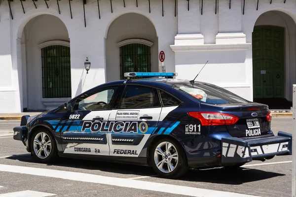 Carro da polícia argentina