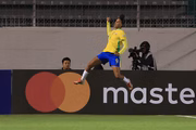 Amanda Gutierres vibrou muito com o gol marcado contra a Venezuela